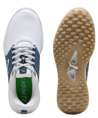 Puma IGNITE Elevate 2 chaussures de golf homme, blanc/bleu