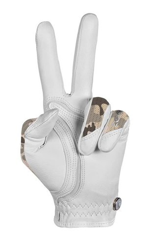 Zoom Sun Style Powernet gant de golf femme, blanc/beige camouflage