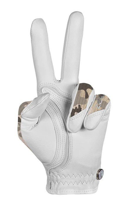 Zoom Sun Style Powernet gant de golf femme, blanc/beige camouflage