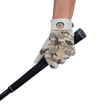 Zoom Sun Style Powernet gant de golf femme, blanc/beige camouflage