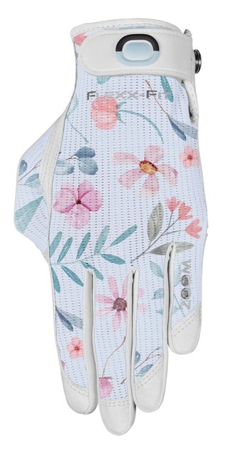 Zoom Sun Style Powernet gant de golf femme, blanc/fleur