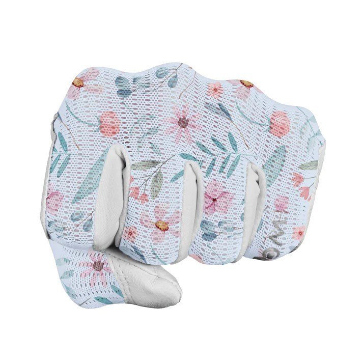Zoom Sun Style Powernet gant de golf femme, blanc/fleur