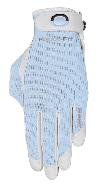 Zoom Sun Style Powernet gant de golf femme, blanc/bleu glace