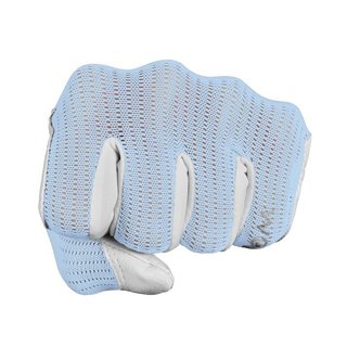 Zoom Sun Style Powernet gant de golf femme, blanc/bleu glace