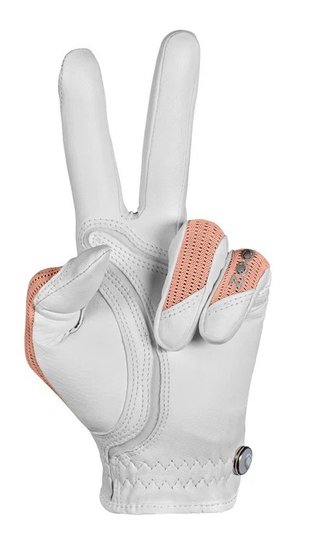 Zoom Zoom Sun Style Powernet gant de golf femme, blanc/pêche
