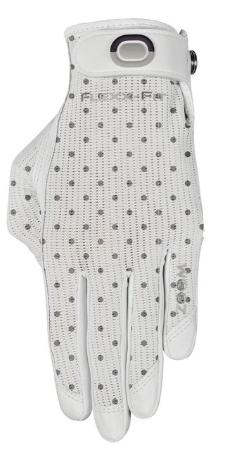 Zoom Sun Style Powernet gant de golf femme, blanc/pois