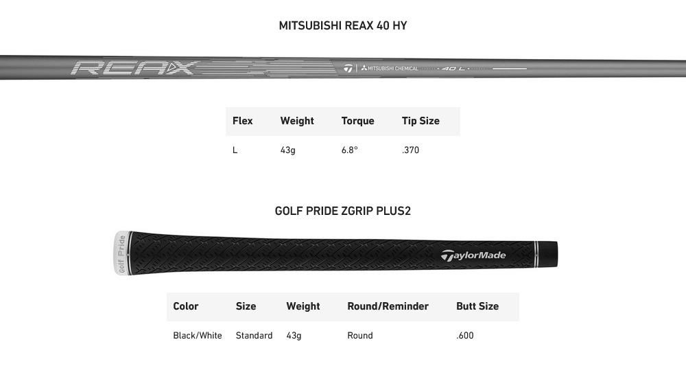 TaylorMade Qi4D Max Lite Rescue hybrid femme