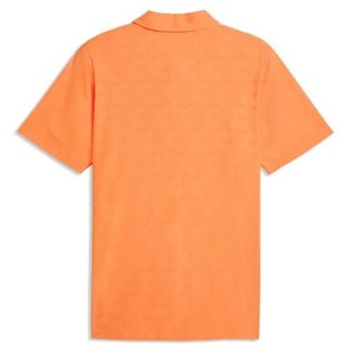 Puma Mattr Deco Jacquard polo homme, melon glow