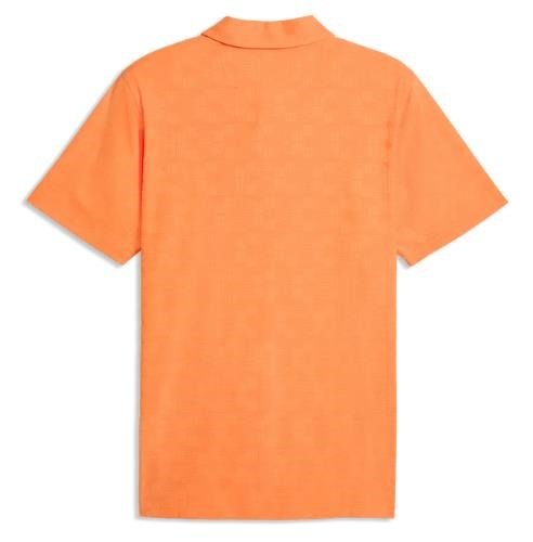 Puma Mattr Deco Jacquard polo homme, melon glow