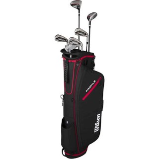 Wilson Profile set de golf homme demi-série (graphite), MLH + sac trépied
