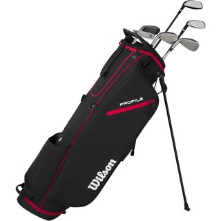 Wilson Profile set de golf homme demi-série (graphite), MLH + sac trépied
