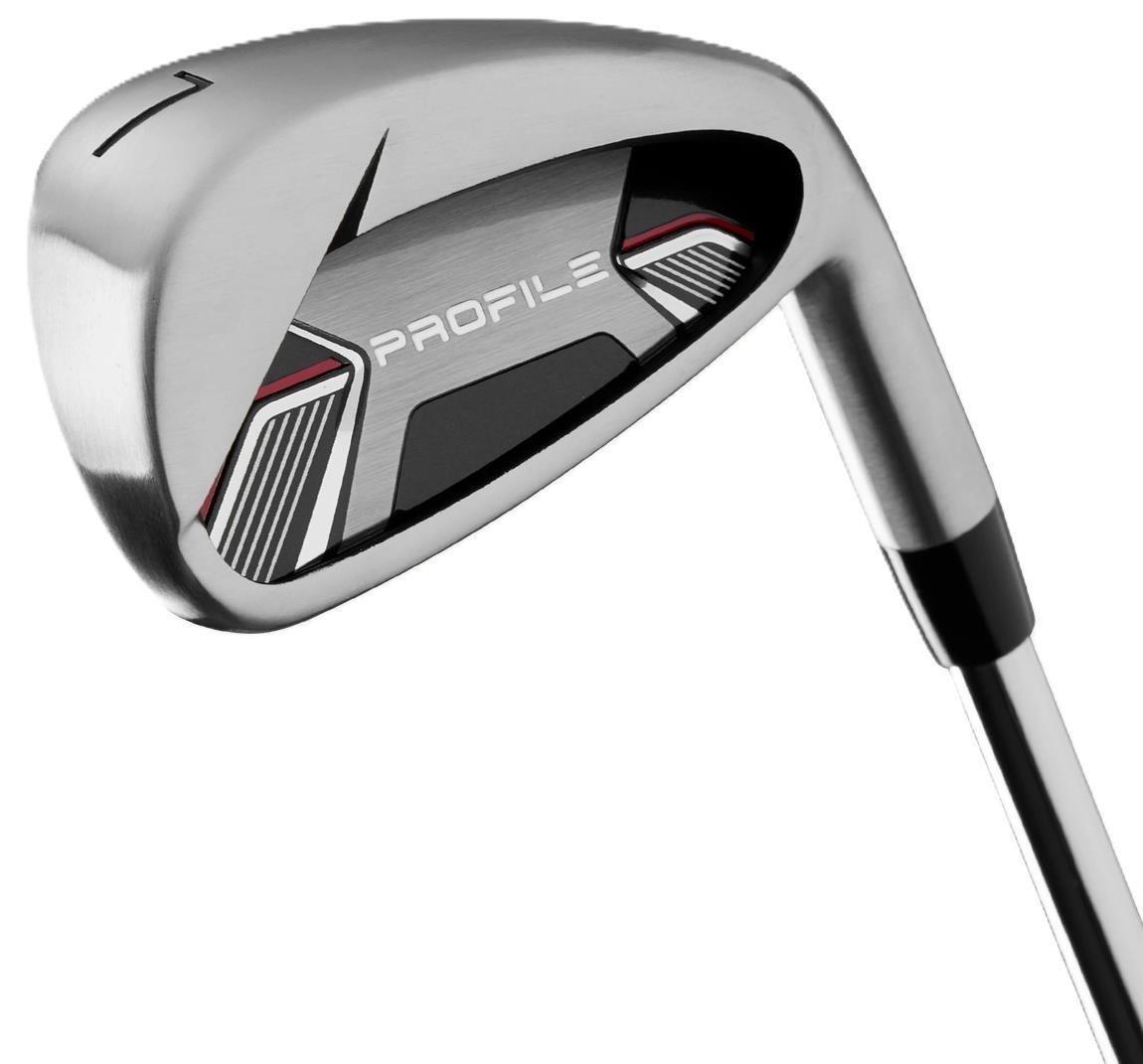 Wilson Profile set de golf homme, acier, MRH, LONG +1" + sac stand