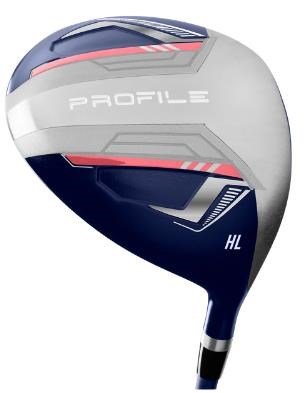 Wilson Profile Ladies set de golf femme, LLH + sac chariot, marine/or rose/argent