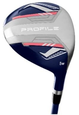 Wilson Profile Ladies set de golf femme, LLH + sac chariot, marine/or rose/argent