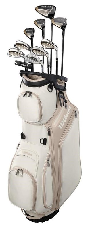 Wilson Aurora set de golf femme (graphite), droitier + sac trépied