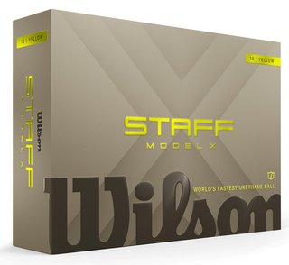 Wilson Staff Model X balles de golf 2026 (12 balles), jaunes