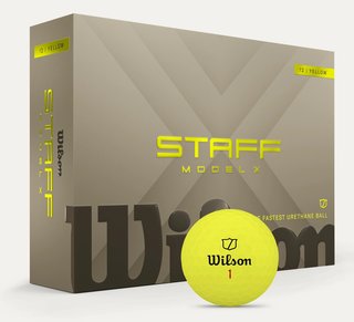 Wilson Staff Model X balles de golf 2026 (12 balles), jaunes