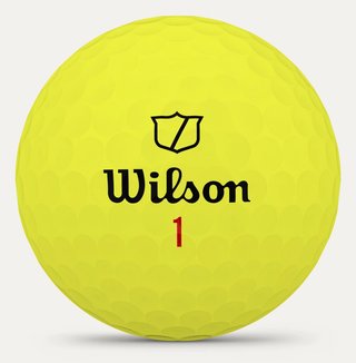 Wilson Staff Model X balles de golf 2026 (12 balles), jaunes