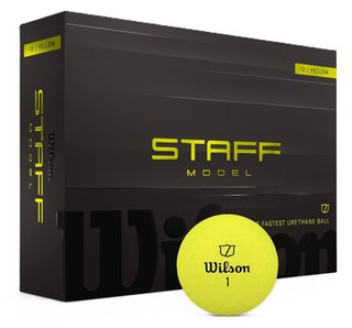 Wilson Staff Model balles de golf 2026, jaunes