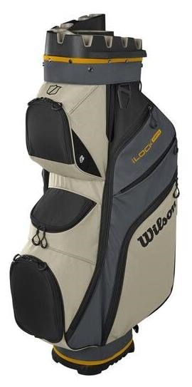 Wilson I-Lock Dry cart bag, gris/kaki/orange