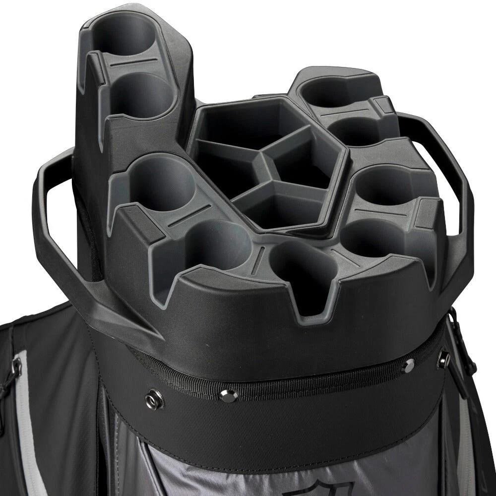 Wilson I-Lock Dry cart bag, gris/kaki/orange
