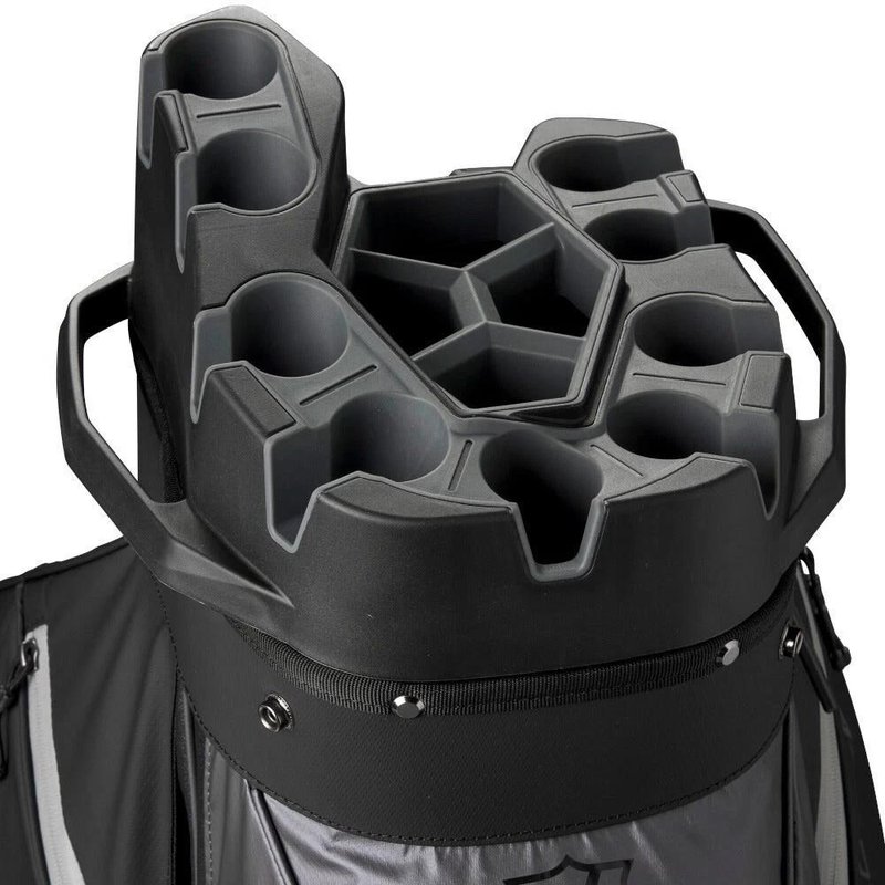 Wilson I-Lock Dry cart bag, gris/kaki/orange