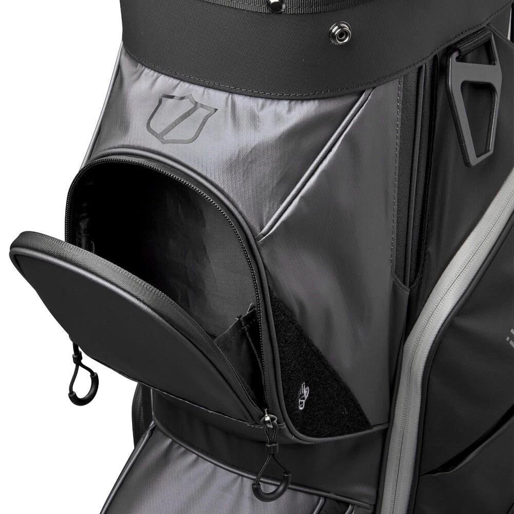 Wilson I-Lock Dry cart bag, gris/kaki/orange