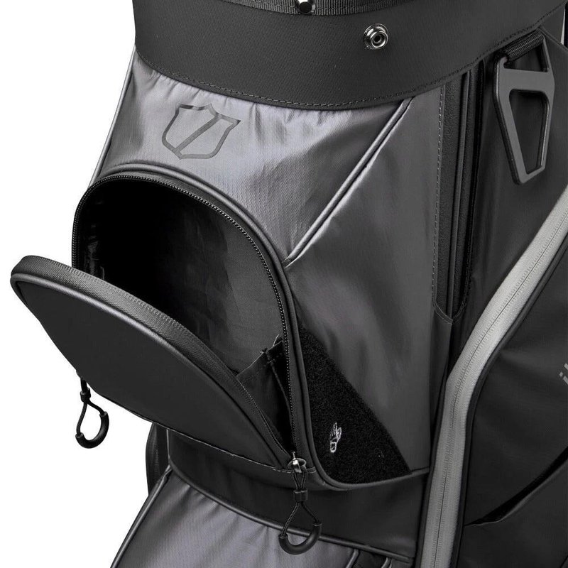 Wilson I-Lock Dry cart bag, gris/kaki/orange