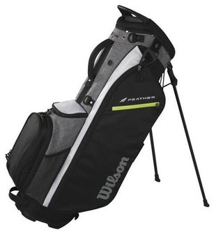 Wilson Feather stand bag, noir/gris/blanc