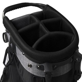 Wilson Feather stand bag, noir/gris/blanc