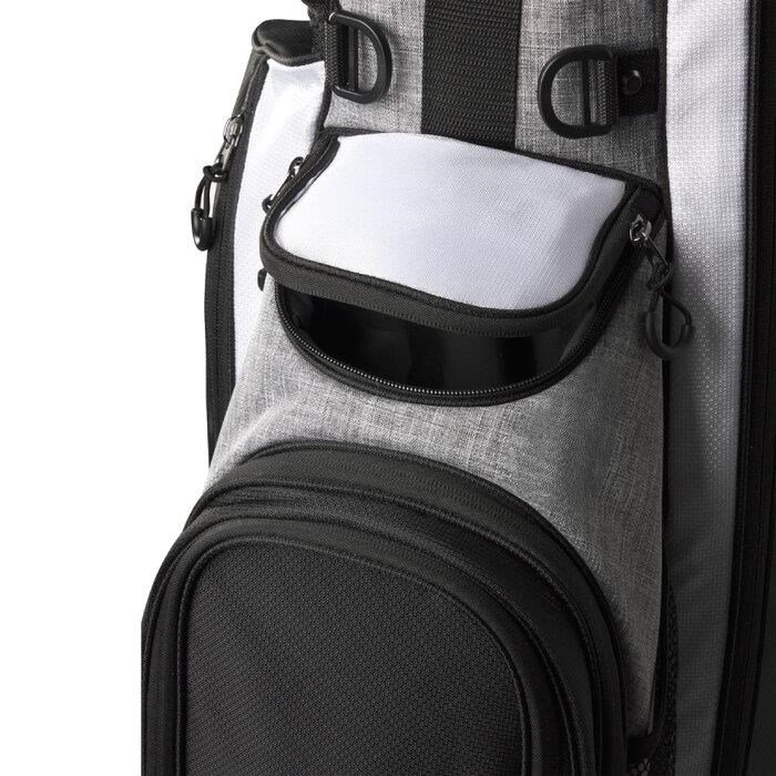 Wilson Feather stand bag, noir/gris/blanc