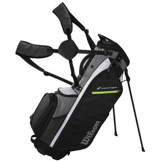 Wilson Feather stand bag, noir/gris/blanc
