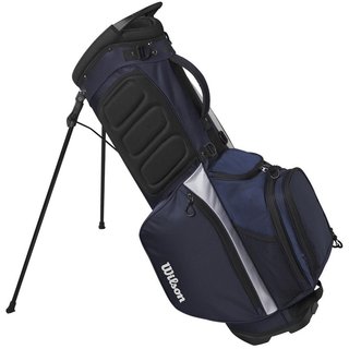 Wilson Feather stand bag, marine/blanc