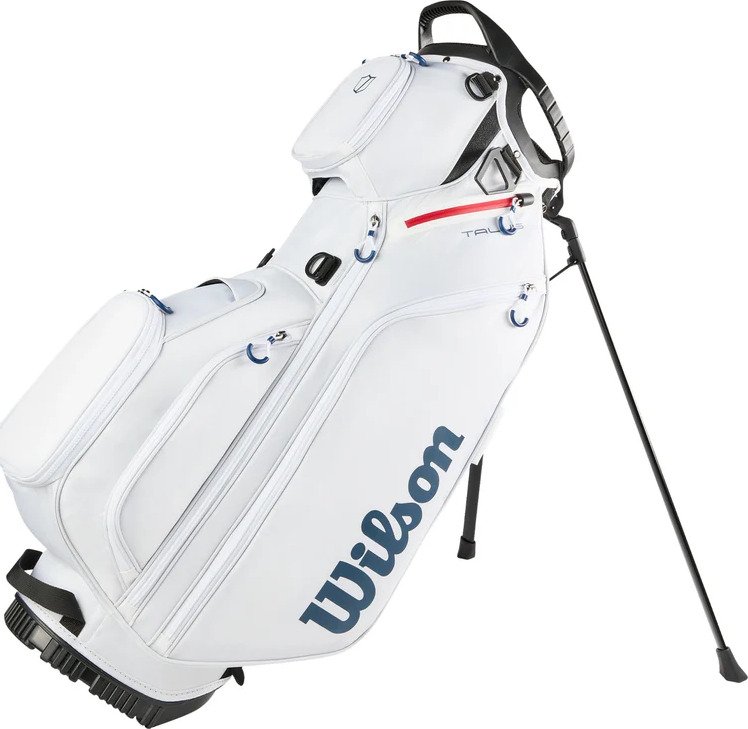 Wilson Talus 5 stand bag, blanc/rouge/bleu