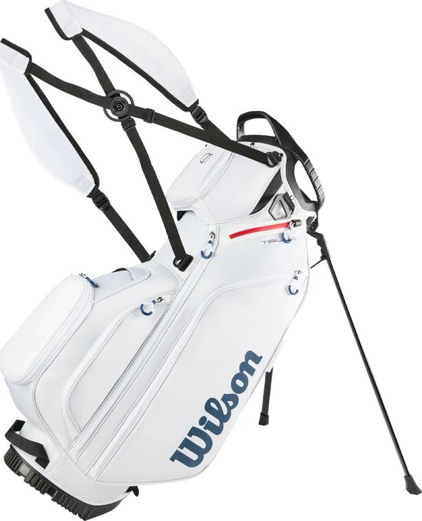 Wilson Talus 5 stand bag, blanc/rouge/bleu
