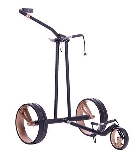 JuCad Phantom Titan Black on Black Rosé 3.0 chariot électrique + sac de transport, rosé
