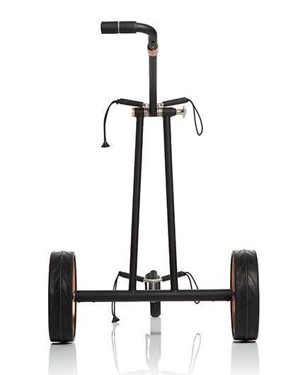 JuCad Phantom Titan Black on Black Rosé 3.0 chariot électrique + sac de transport, rosé