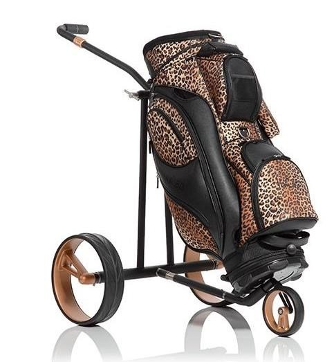 JuCad Phantom Titan Black on Black Rosé 3.0 chariot électrique + sac de transport, rosé