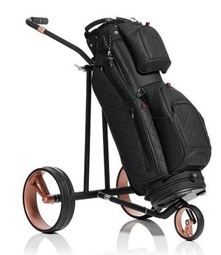 JuCad Phantom Titan Black on Black Rosé 3.0 chariot électrique + sac de transport, rosé