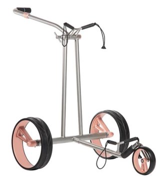 JuCad Phantom Titan Rosé eX 3.0 chariot électrique + sac de transport, rosé