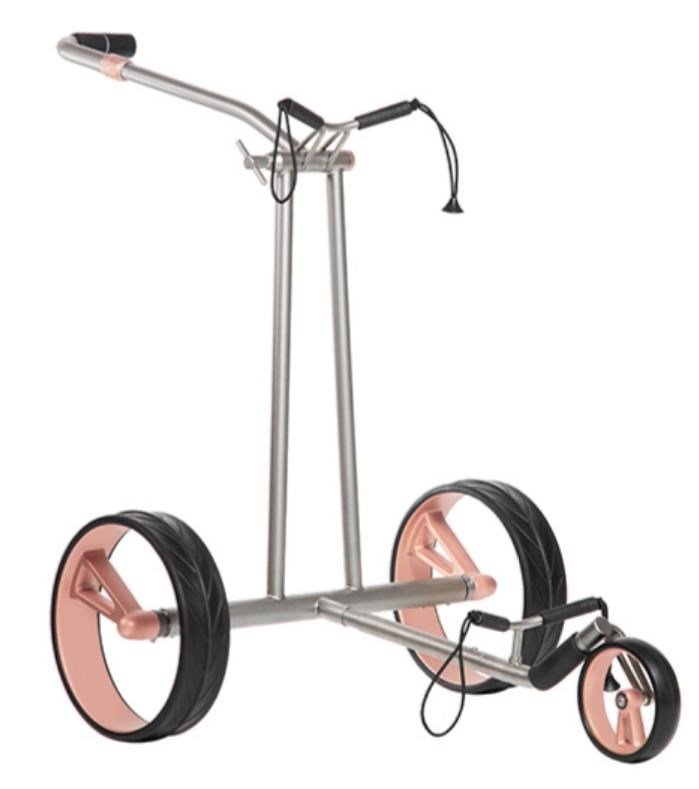 JuCad Phantom Titan Rosé eX 3.0 chariot électrique + sac de transport, rosé