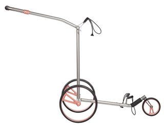JuCad Phantom Titan Rosé eX 3.0 chariot électrique + sac de transport, rosé