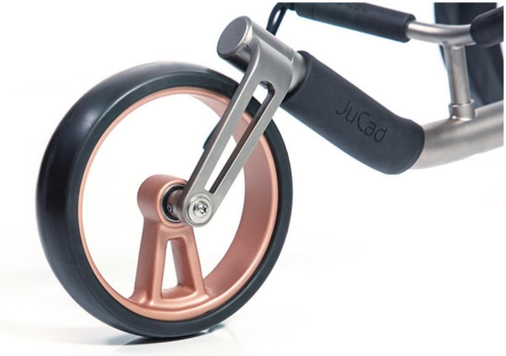 JuCad Phantom Titan Rosé eX 3.0 chariot électrique + sac de transport, rosé