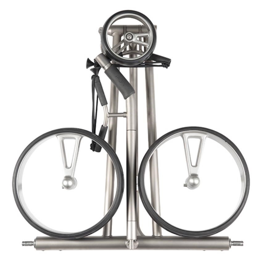 JuCad Phantom Titan 3.0 chariot électrique + sac de transport, titanium