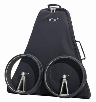 JuCad Phantom Titan 3.0 chariot électrique + sac de transport, titanium