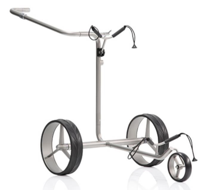 JuCad drive SL Titan Travel eX 3.0 chariot électrique + télécommande + sac de transport, titanium