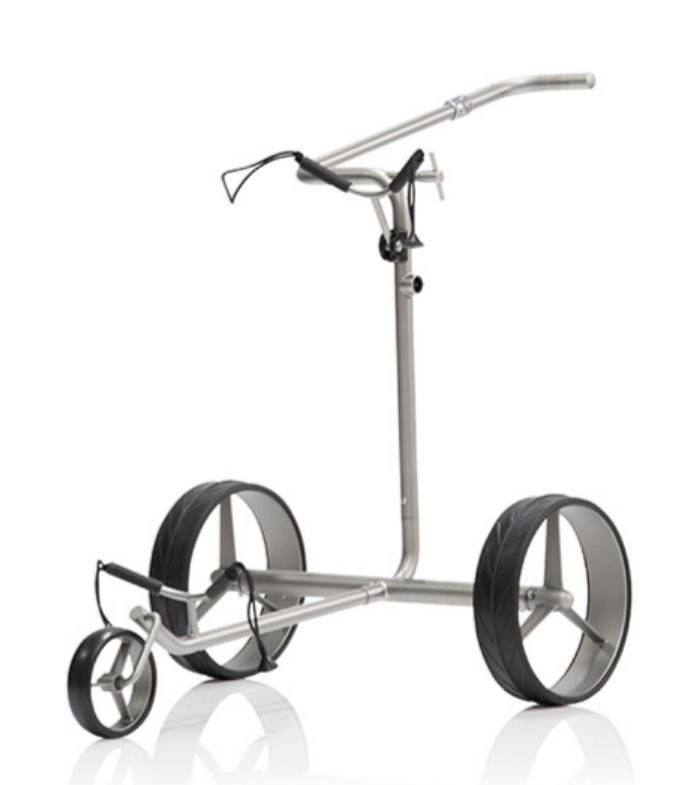 JuCad drive SL Titan Travel eX 3.0 chariot électrique + télécommande + sac de transport, titanium