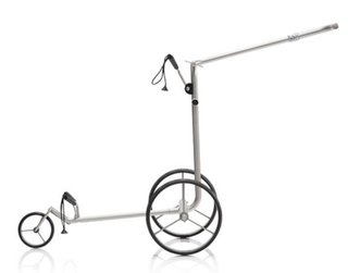 JuCad drive SL Titan Travel eX 3.0 chariot électrique + télécommande + sac de transport, titanium