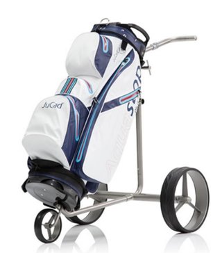 JuCad drive SL Titan Travel eX 3.0 chariot électrique + télécommande + sac de transport, titanium