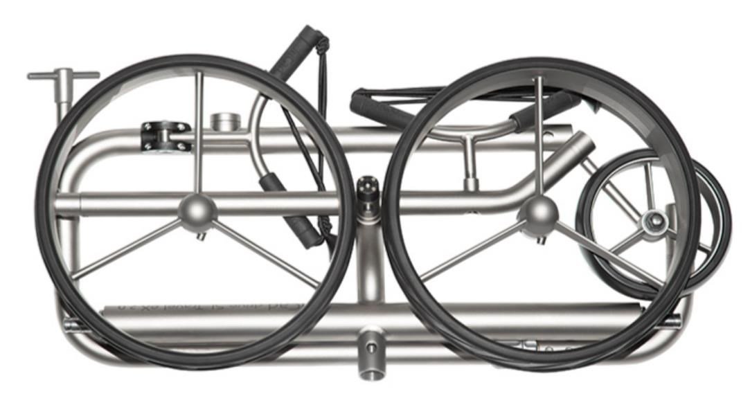 JuCad drive SL Titan Travel 3.0 chariot électrique, titanium